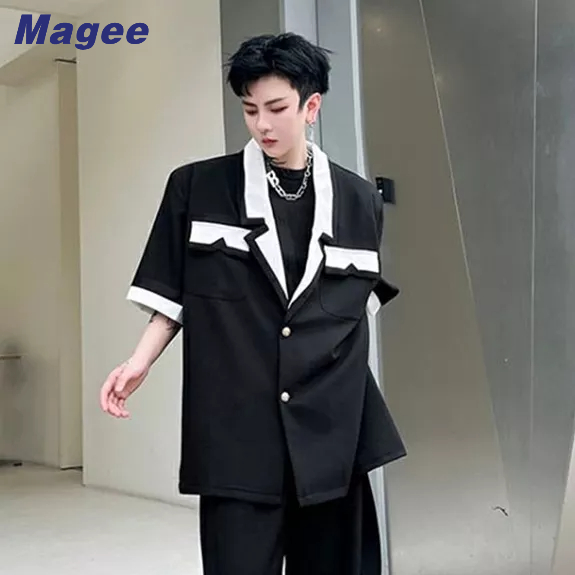 Áo Sơ Mi Tay Ngắn Phong Cách Hàn Quốc Thời Trang Cho Nam