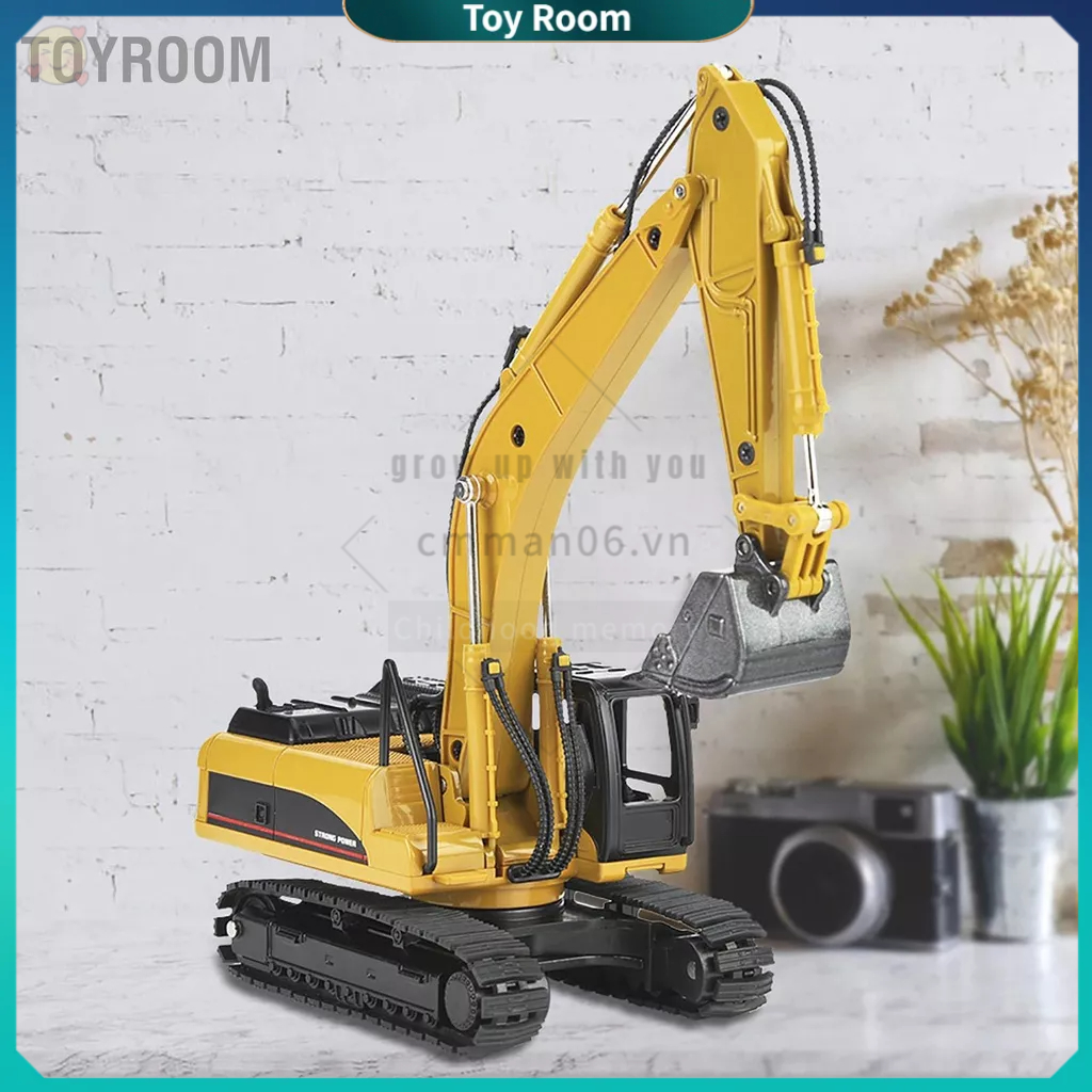 Có thể bán buôn Mô Hình Máy Xúc Hợp Kim 1:50 Kỹ Thuật Xây Dựng Phỏng Cao Ô Tô Xe Đồ Chơi ToyRoom Hàng giao ngay