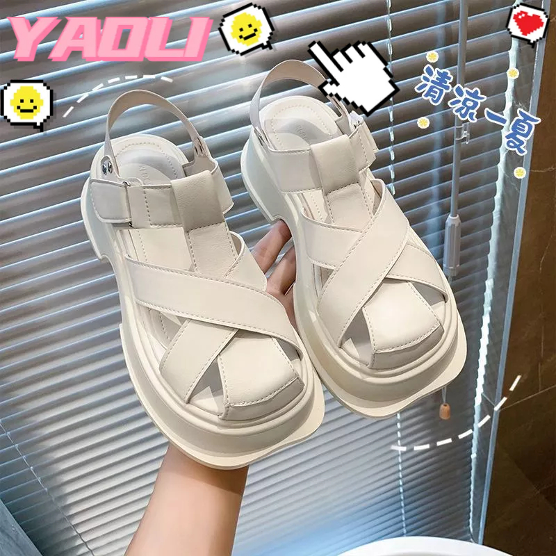 Xăng đan YAOLI đế xuồng hở ngón nhẹ nhàng đơn giản thời trang cho nữ