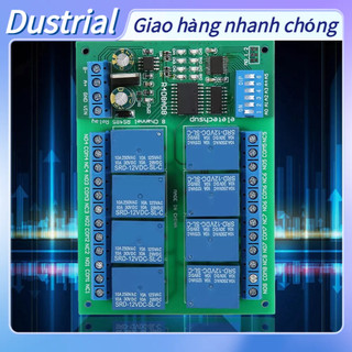 Bảng mạch mở rộng plc rơle rs485 12v 8 kênh cho điều khiển từ xa giao thức rtu dustrial