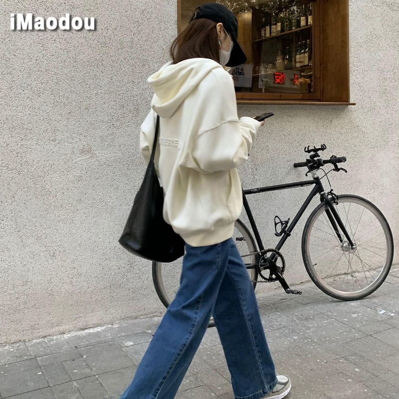 IMAODOU Túi xách  tích hợp túi đeo vai da pu sức chứa lớn sành điệu cho nữ