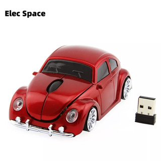 Elec Space Chuột quang gaming Beetle 2. không dây hình xe hơi mini 4G với đầu nhận USB 3D cho laptop / PC / Notebook