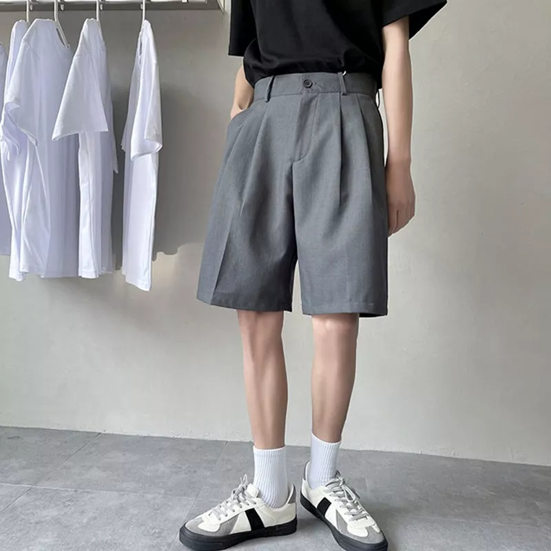 Quần Short Ống Rộng Phong Cách Anh Quốc Thời Trang Mùa Hè Cho Nam