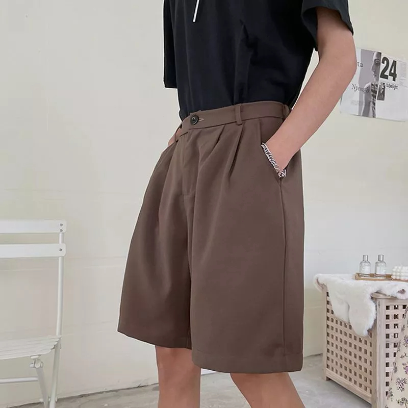 Quần Short Ống Rộng Phong Cách Anh Quốc Thời Trang Mùa Hè Cho Nam