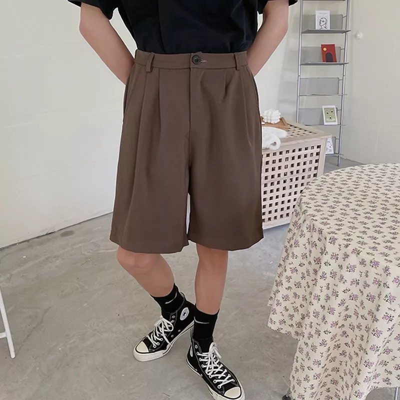 Quần Short Ống Rộng Phong Cách Anh Quốc Thời Trang Mùa Hè Cho Nam