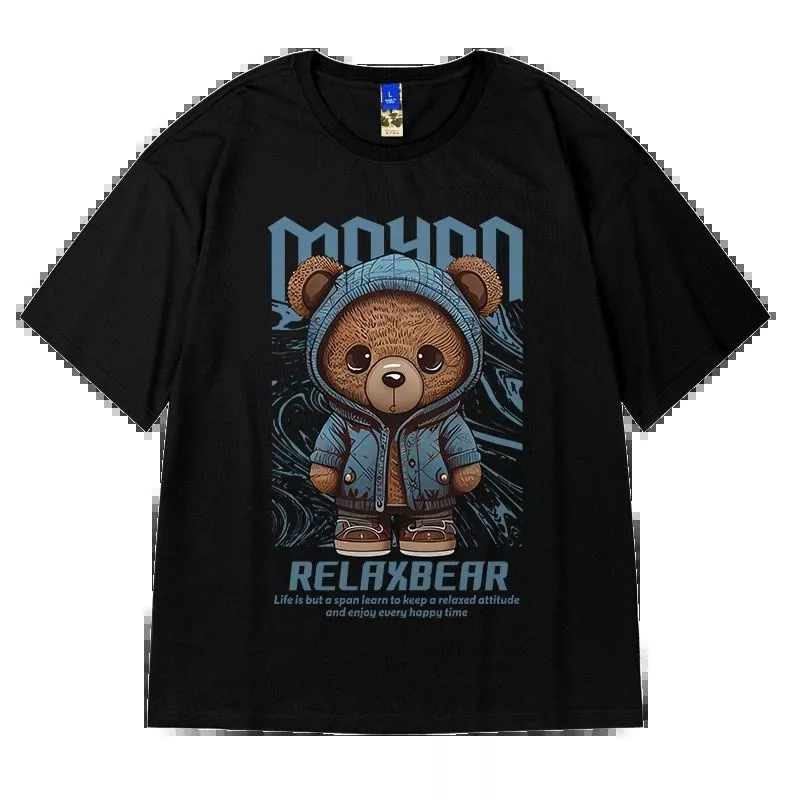 Áo Thun Tay Ngắn Dáng Rộng Plus Size Chất Liệu Cotton Cao Cấp Thời Trang Cho Nam