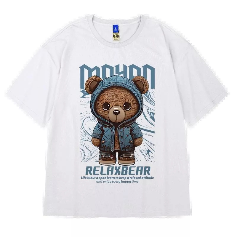 Áo Thun Tay Ngắn Dáng Rộng Plus Size Chất Liệu Cotton Cao Cấp Thời Trang Cho Nam