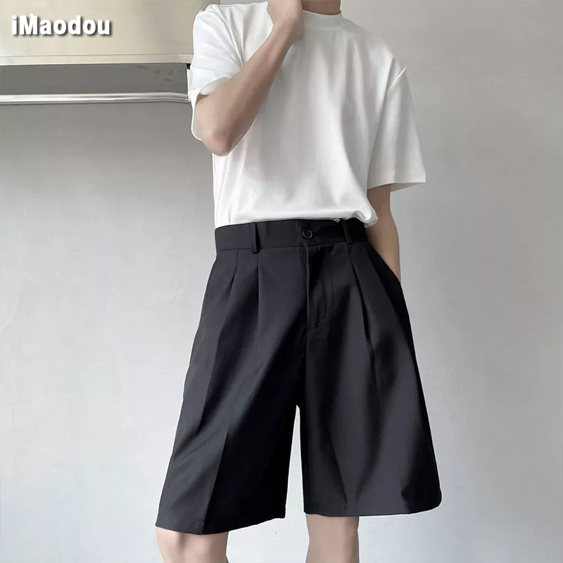 Quần Short Ống Rộng Phong Cách Anh Quốc Thời Trang Mùa Hè Cho Nam