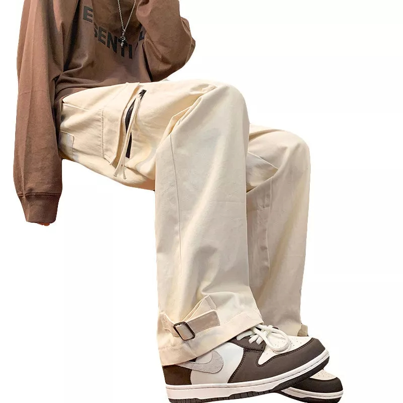 Quần Dài Ống Rộng Phong Cách Nhật Bản Dành Cho Cả Nam Và Nữ