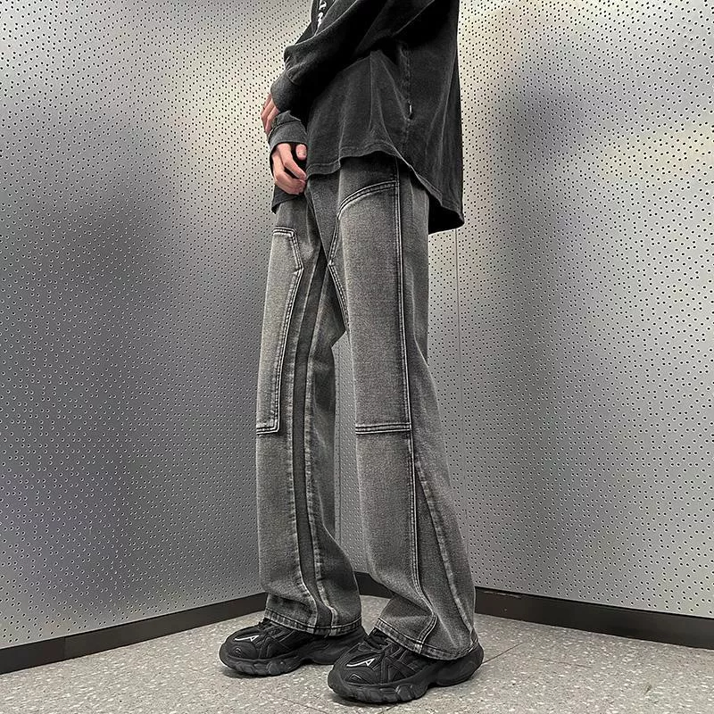 Quần Jean Dài Ống Đứng Phong Cách Mỹ Cổ Điển Thời Trang 2023 Cho Nam