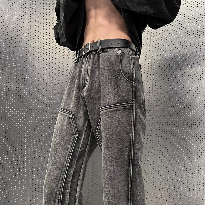 Quần Jean Dài Ống Đứng Phong Cách Mỹ Cổ Điển Thời Trang 2023 Cho Nam