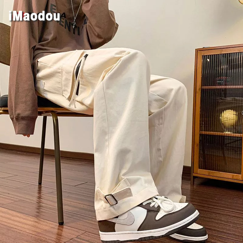 Quần Dài Ống Rộng Phong Cách Nhật Bản Dành Cho Cả Nam Và Nữ