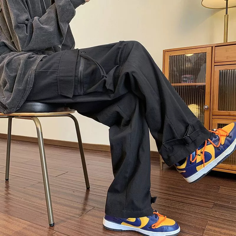 Quần Dài Ống Rộng Phong Cách Nhật Bản Dành Cho Cả Nam Và Nữ