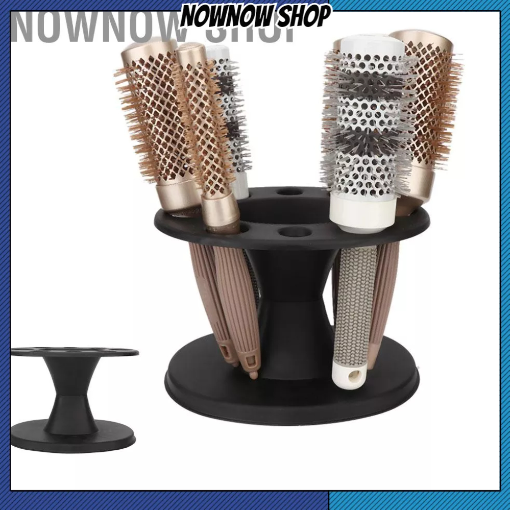 NOWNOW SHOP Vòng Nhựa Bàn Chải Tóc Giá Đỡ Lược Hiển Thị Tạo Kiểu Kệ Phụ Kiện