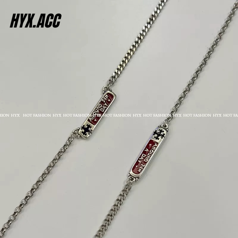 Dây chuyền Vòng Tay Bộ Trang Sức Hình Thánh Giá Phong Cách retro Dành Cho Nữ