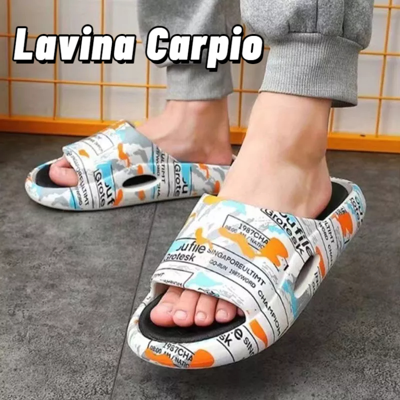 Dép quai ngang LAVINA CARPIO chống trượt phong cách Hàn Quốc thời trang cho nam