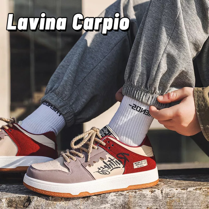Giày thể thao LAVINA CARPIO german training chính hãng cổ thấp phong cách retro đơn giản cho nam