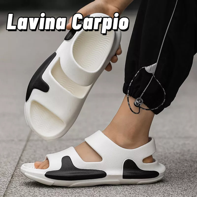 Giày LAVINA CARPIO quai ngang đế xốp chống trượt thời trang đơn giản dành cho nam
