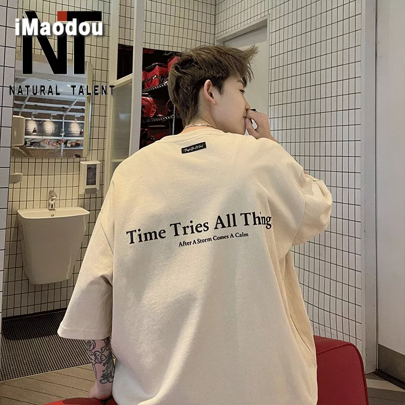 Áo Thun Cotton Ngắn Tay Thời Trang Mùa Hè Cho Nam