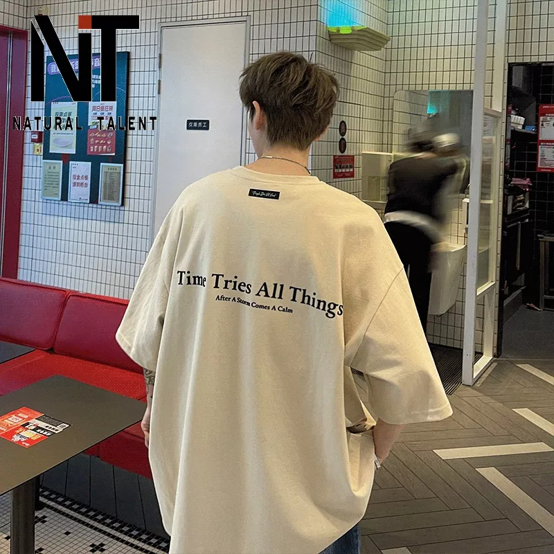 Áo Thun Cotton Ngắn Tay Thời Trang Mùa Hè Cho Nam