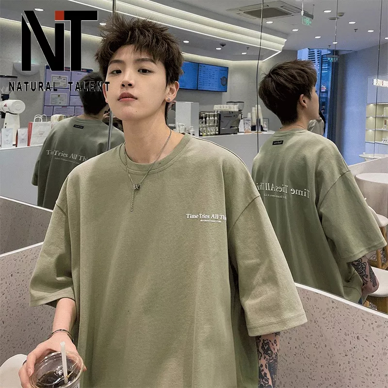 Áo Thun Cotton Ngắn Tay Thời Trang Mùa Hè Cho Nam