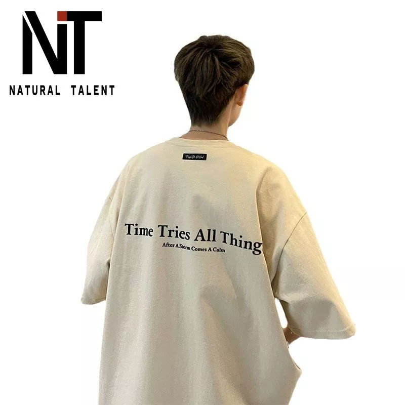 Áo Thun Cotton Ngắn Tay Thời Trang Mùa Hè Cho Nam