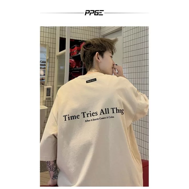 Áo Thun Cotton Ngắn Tay Thời Trang Mùa Hè Cho Nam