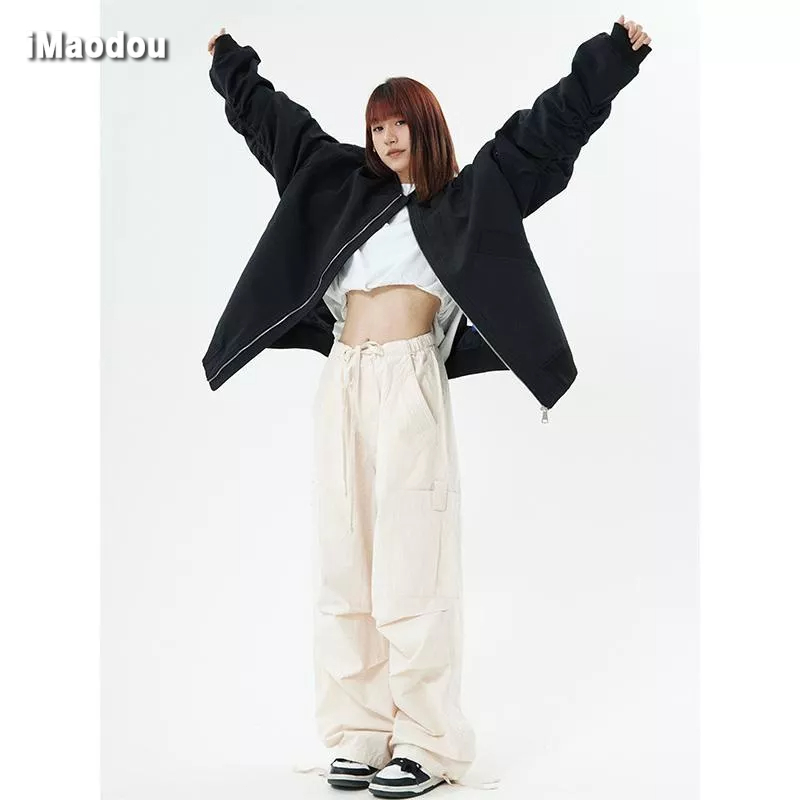 Quần Dài Dáng Rộng Phong Cách Hip Hop Đường Phố Mỹ Cá Tính Cho Nam Và Nữ