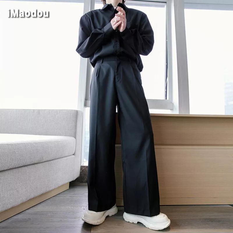 Quần Dài Ống Rộng Phong Cách Đường Phố Cá Tính Cho Nam