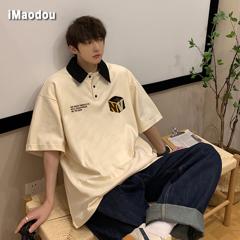 Áo Thun POLO Tay Ngắn Dáng Rộng Thời Trang Mùa Hè Dành Cho Nam