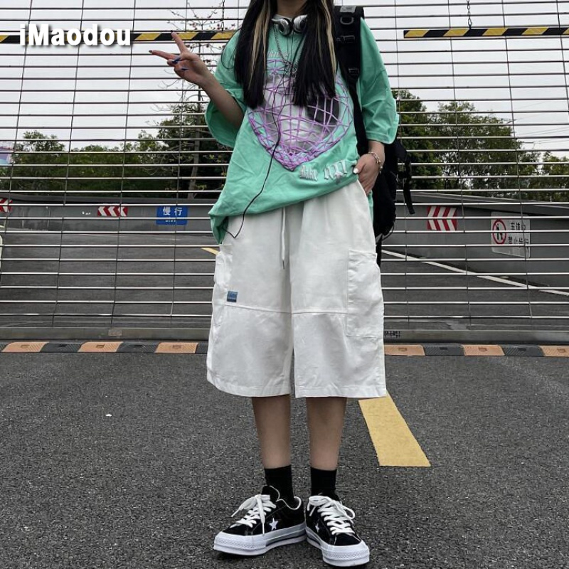 Quần Đùi Over-On-Knee Dáng Mỏng Thời Trang Mùa Hè Hàng Mới Dành Cho Nam Và Nữ Kích Thước 2022