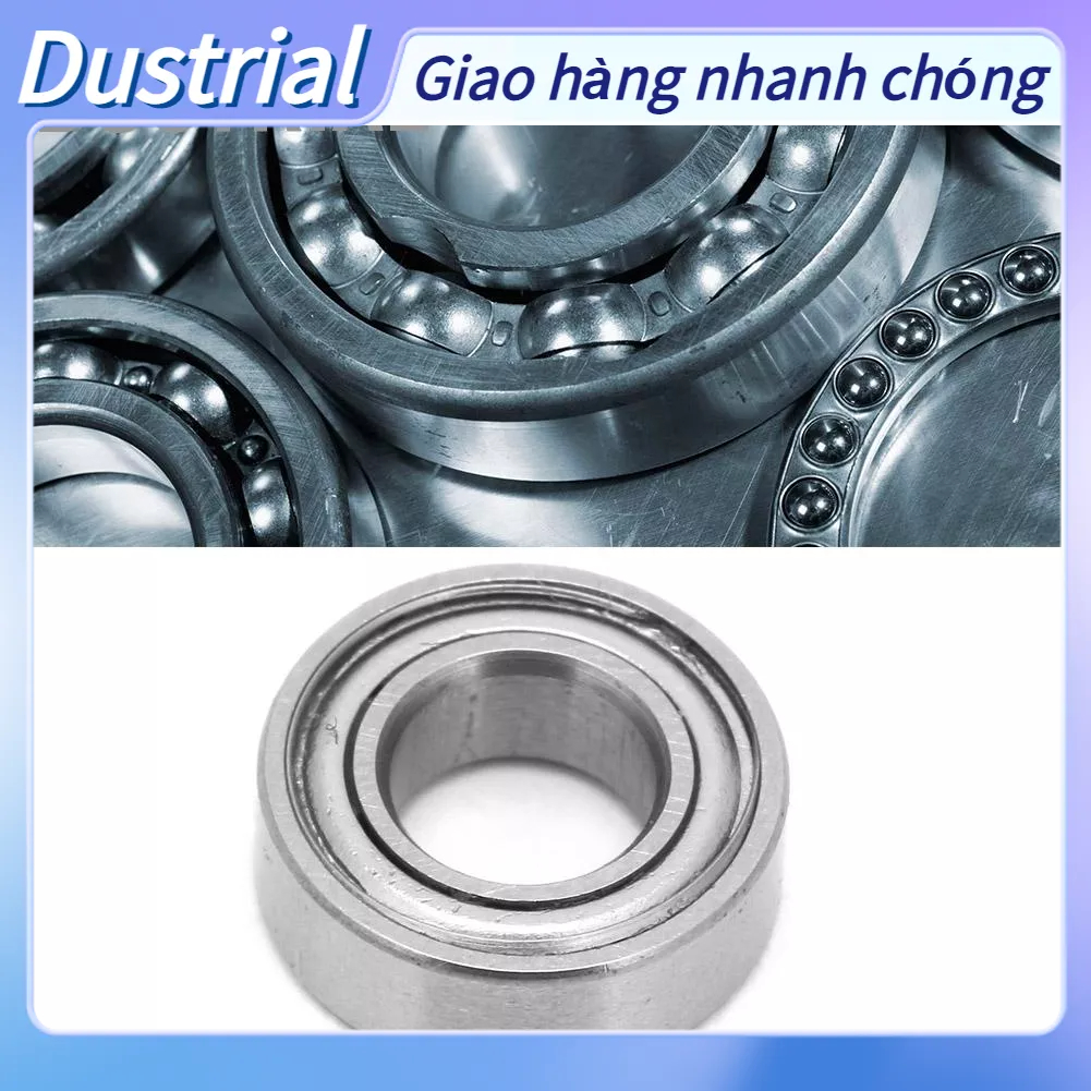 10 chiếc R166ZZ 4.762*9.525*3.175mm Vòng bi lăn đơn bằng kim loại được che chắn thép rãnh sâu Dustrial Dustrial L.