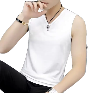 Áo ba lỗ thể thao HANLU vải cotton thấm hút mồ hôi thoáng khí đơn giản cho nam