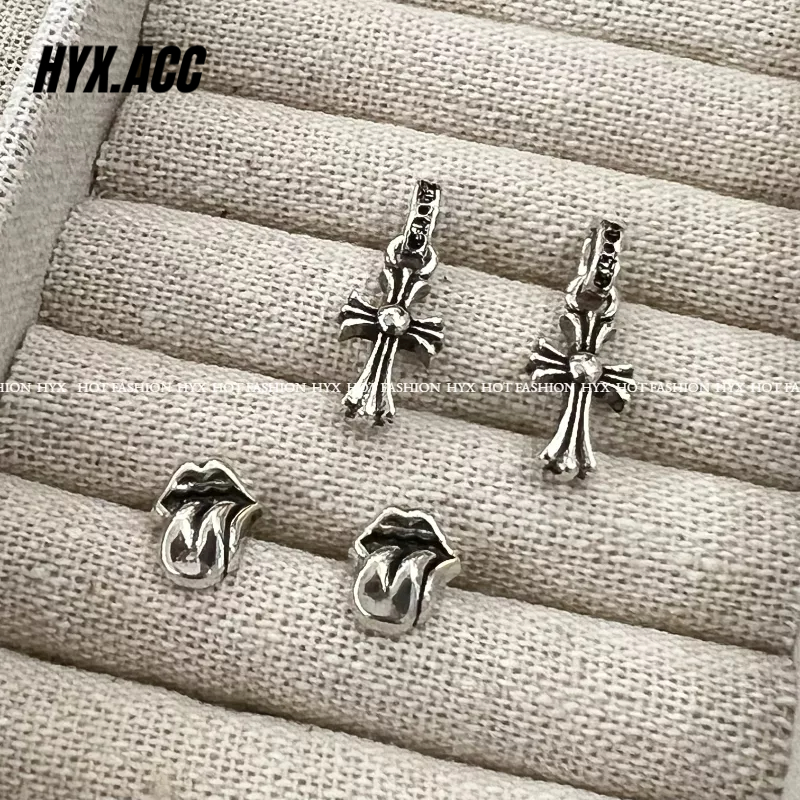 Hoa Tai Hình Thánh Giá Phong Cách retro unisex