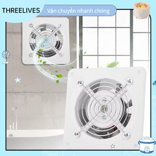 Quạt hút gió, quạt thông gió quạt hút treo tường 25w 220v tiếng ồn thấp phòng tắm gia đình nhà bếp để xe thông gió lỗ thông hơi threelives