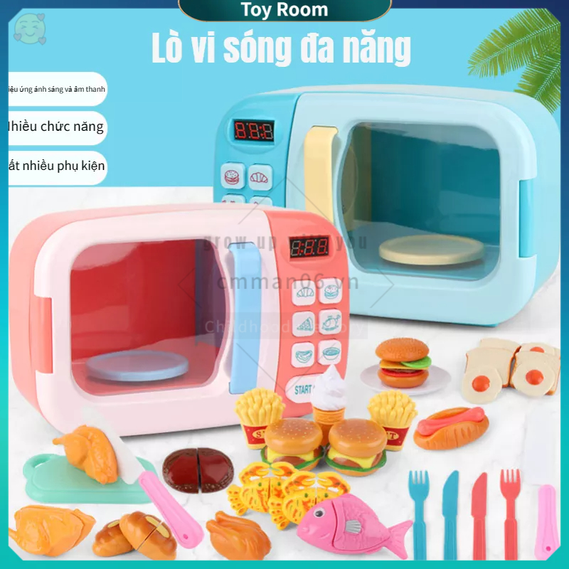 Có thể bán buôn Trẻ Em Bộ Đồ Chơi Lò Vi Sóng Điện Âm Nhạc Hay Mô Phỏng Nấu Ăn Hình Cho ToyRoom Hàng giao ngay