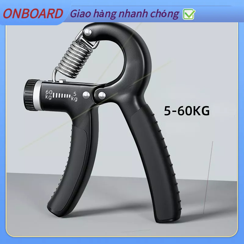 Kìm Bóp Tay, Kìm Tập Cơ Tay, Dụng Cụ Tập Gym Tại Nhà Điều Chỉnh Lực Có Đếm 5-60kg OnBoard D.