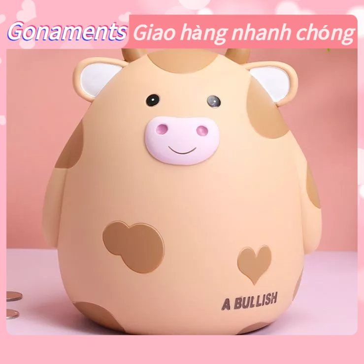 Ống heo tiết kiệm tiền hình bò sữa xinh xắn Gonaments O.