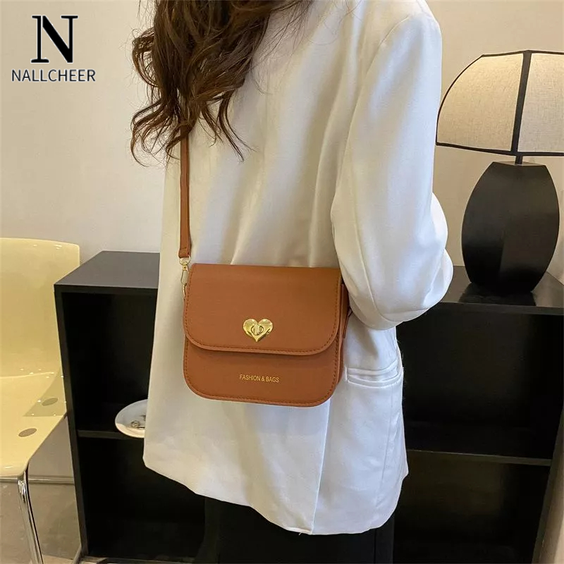 Túi xách đeo chéo NALLCHEER da PU thời trang dành cho nữ