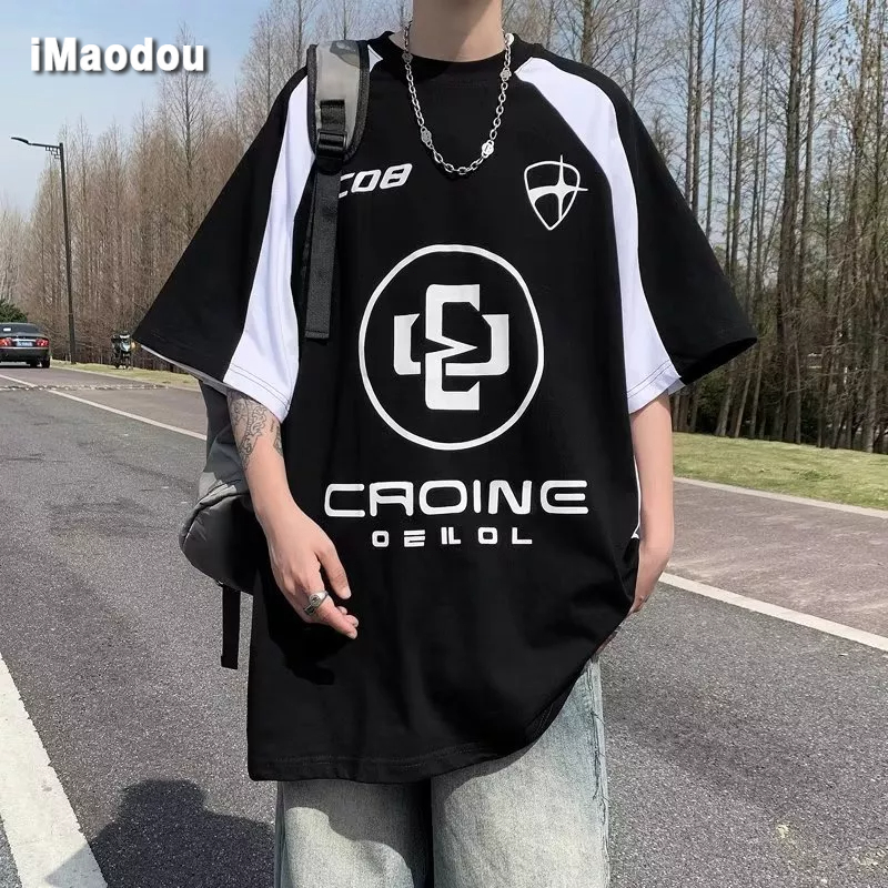 Áo Thun Ngắn Tay Phong Cách Đường Phố Thời Trang Mùa Hè Dành Cho Nam