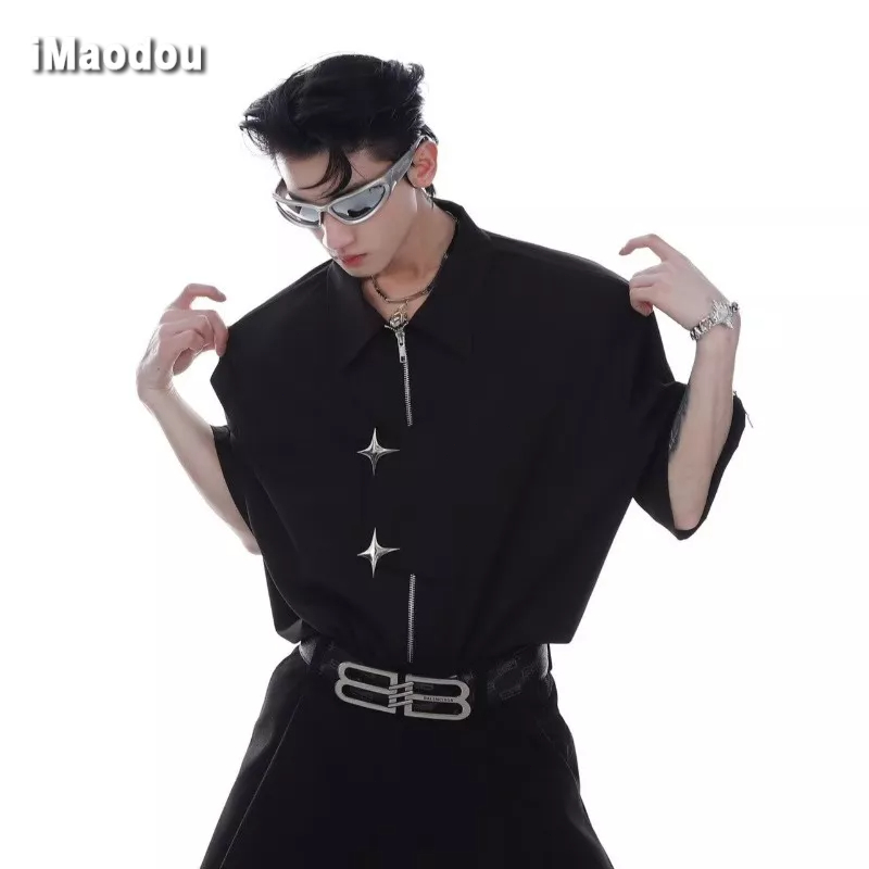 Áo Thun POLO Tay Ngắn Màu Trơn Thời Trang Mùa Hè Mới 2023 Cho Nam