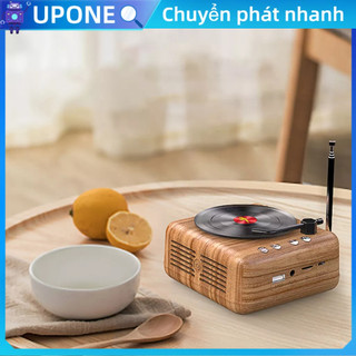 Loa Bluetooth mini phong cách cổ điển, Loa Bluetooth Không Dây Để, Loa nghe nhạc kết nối bluetooth phong cách cổ điển, HD Stereo Vintage không dây UPONE