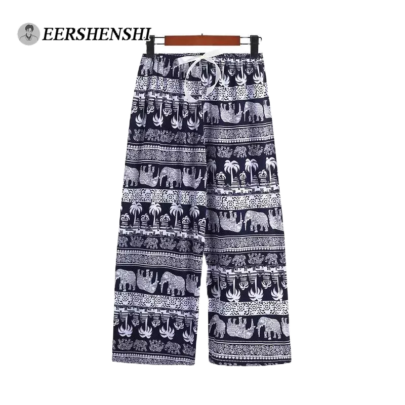 Quần ống rộng EERSHENSHI thoáng khí thời trang cho nam