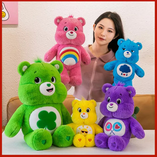 Gấu teddy nhồi bông màu cầu vồng cỡ lớn mềm mại