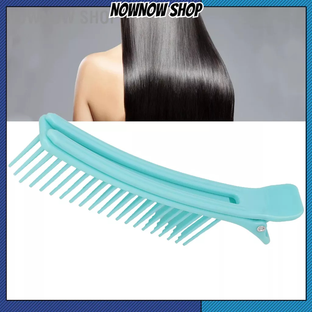 NOWNOW SHOP 10 cái Bàn Chải Tóc Kẹp Chống Nước Detangling Đa Chức Năng Layered Hair Clip cho Thợ Cắt