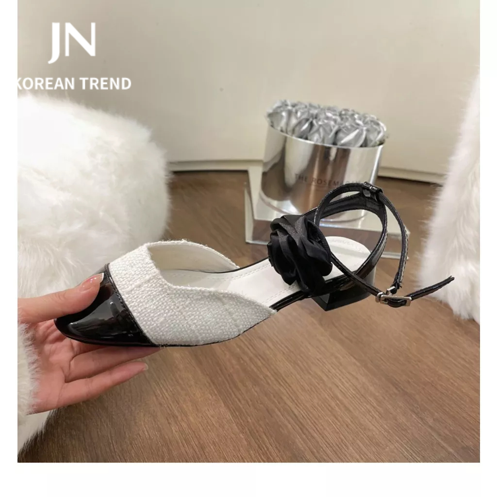 JNstudio dép nữ fashion sandal nữ nữ dép nữ đế cao 2023 INS Hot Trend 041307