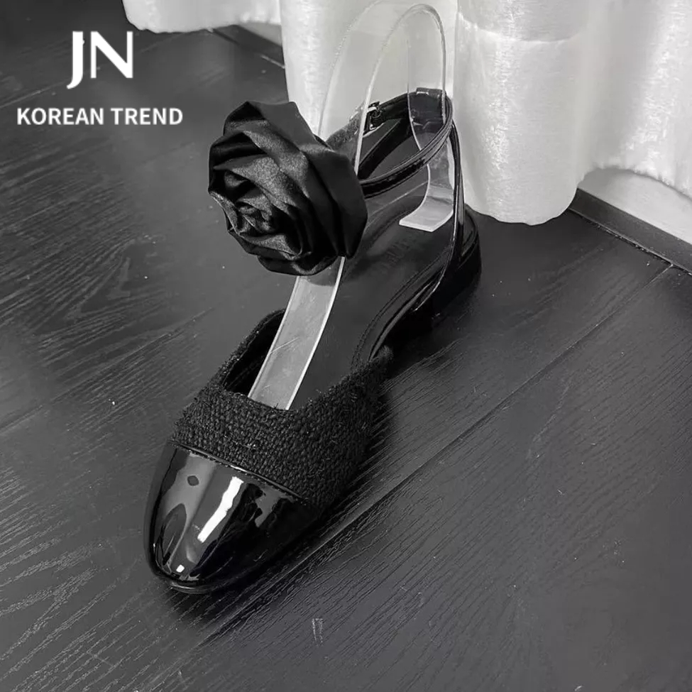 JNstudio dép nữ fashion sandal nữ nữ dép nữ đế cao 2023 INS Hot Trend 041307