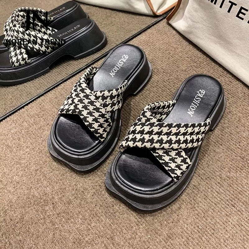 JN Studio JNstudio dép nữ fashion sandal nữ nữ dép nữ đế cao 2023 INS Hot Trend Thoải mái Korean Style Chất lượng cao Phong cách B26G0AU 36Z230909