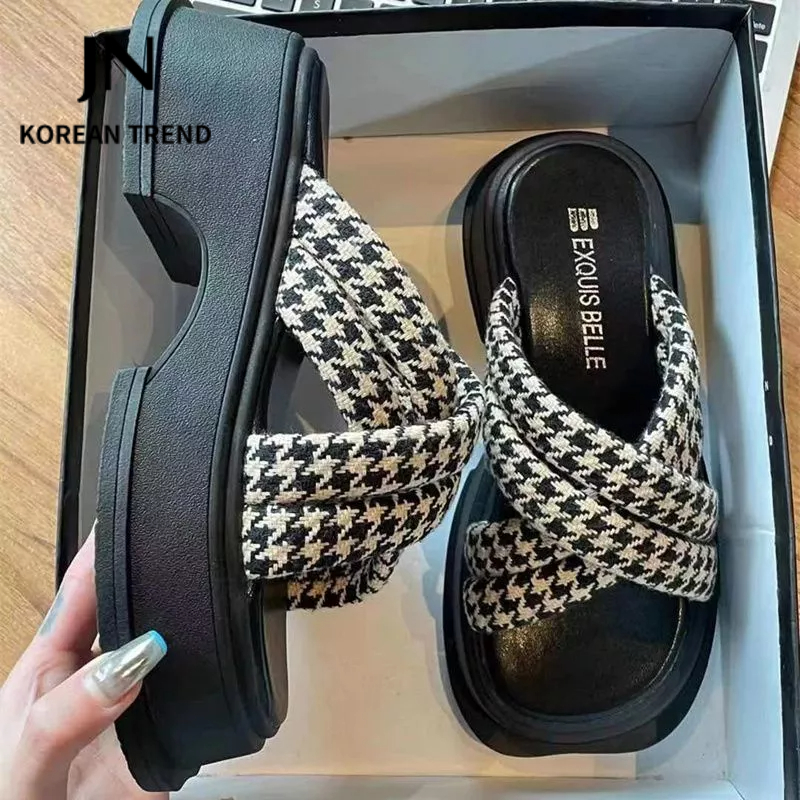 JN Studio JNstudio dép nữ fashion sandal nữ nữ dép nữ đế cao 2023 INS Hot Trend Thoải mái Korean Style Chất lượng cao Phong cách B26G0AU 36Z230909