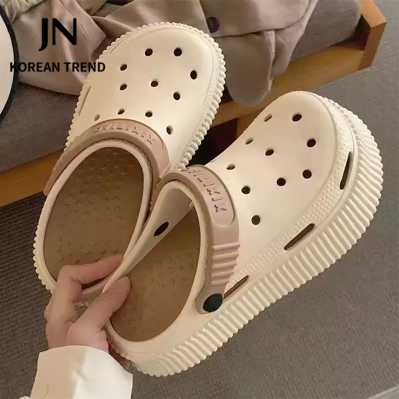 JN Studio Dép sandal nữ đế bằng Chất Liệu EVA Siêu êm New 2023 041402